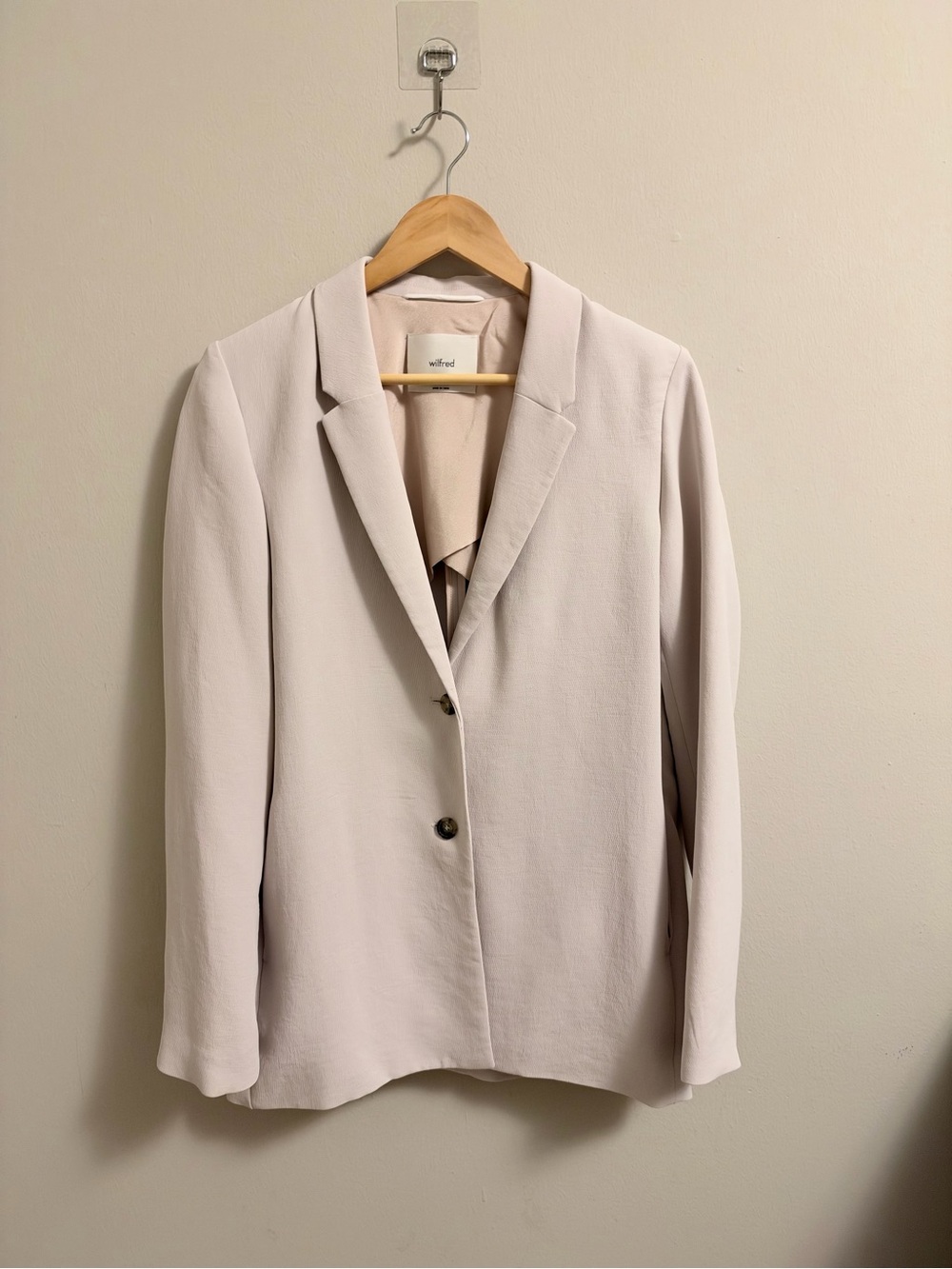 Aritzia Wilfred Mylene Blazer Cream Size S